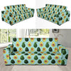 Avocado Pattern Print Design 04 Sofa Slipcover