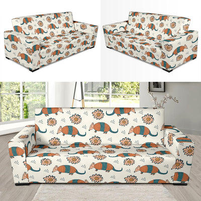 Armadillo Pattern Print Design 02 Sofa Slipcover