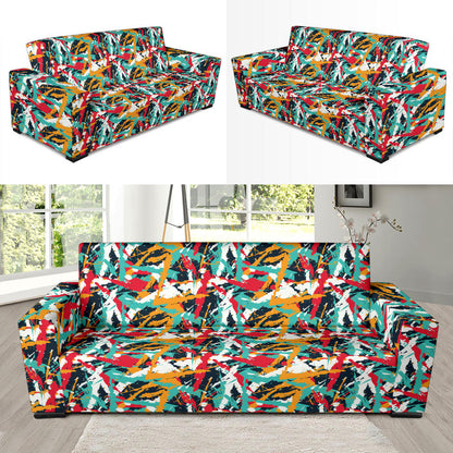 Splatter Print Design LKS304 Sofa Slipcover