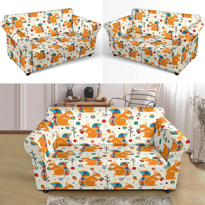 Squirrel Print Design LKS304 Loveseat Couch Slipcover