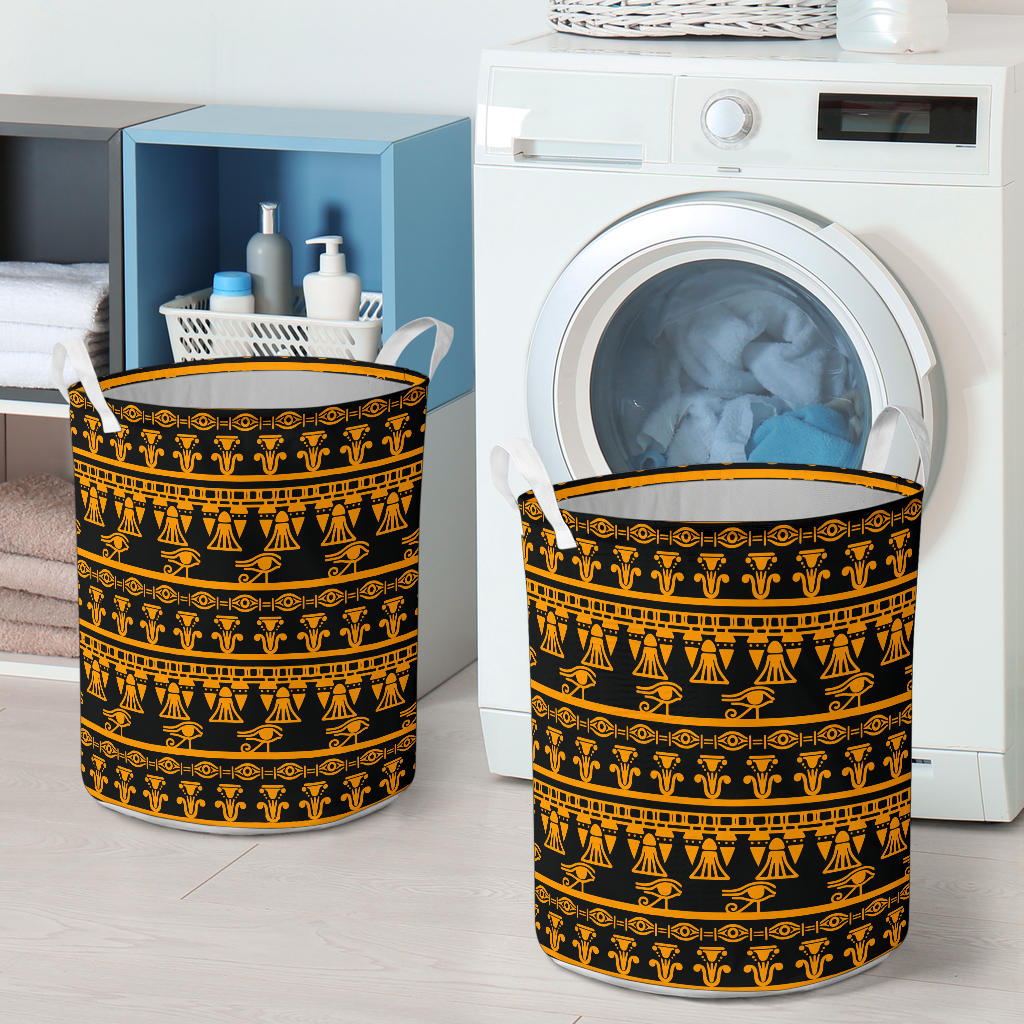 Eye of Horus Tribal Egypt Pattern Laundry Basket