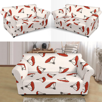 Skydiver Print Design LKS302 Loveseat Couch Slipcover