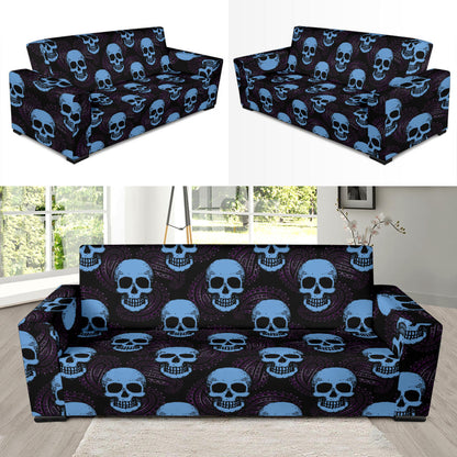 Skull Print Design LKS3012 Sofa Slipcover