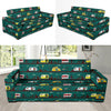 Camper Pattern Print Design 05 Sofa Slipcover