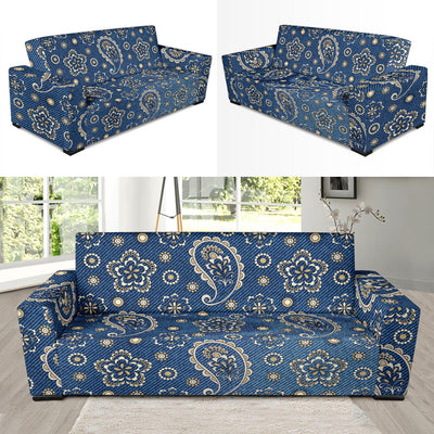 Jean Paisley Pattern Print Design 01 Sofa Slipcover