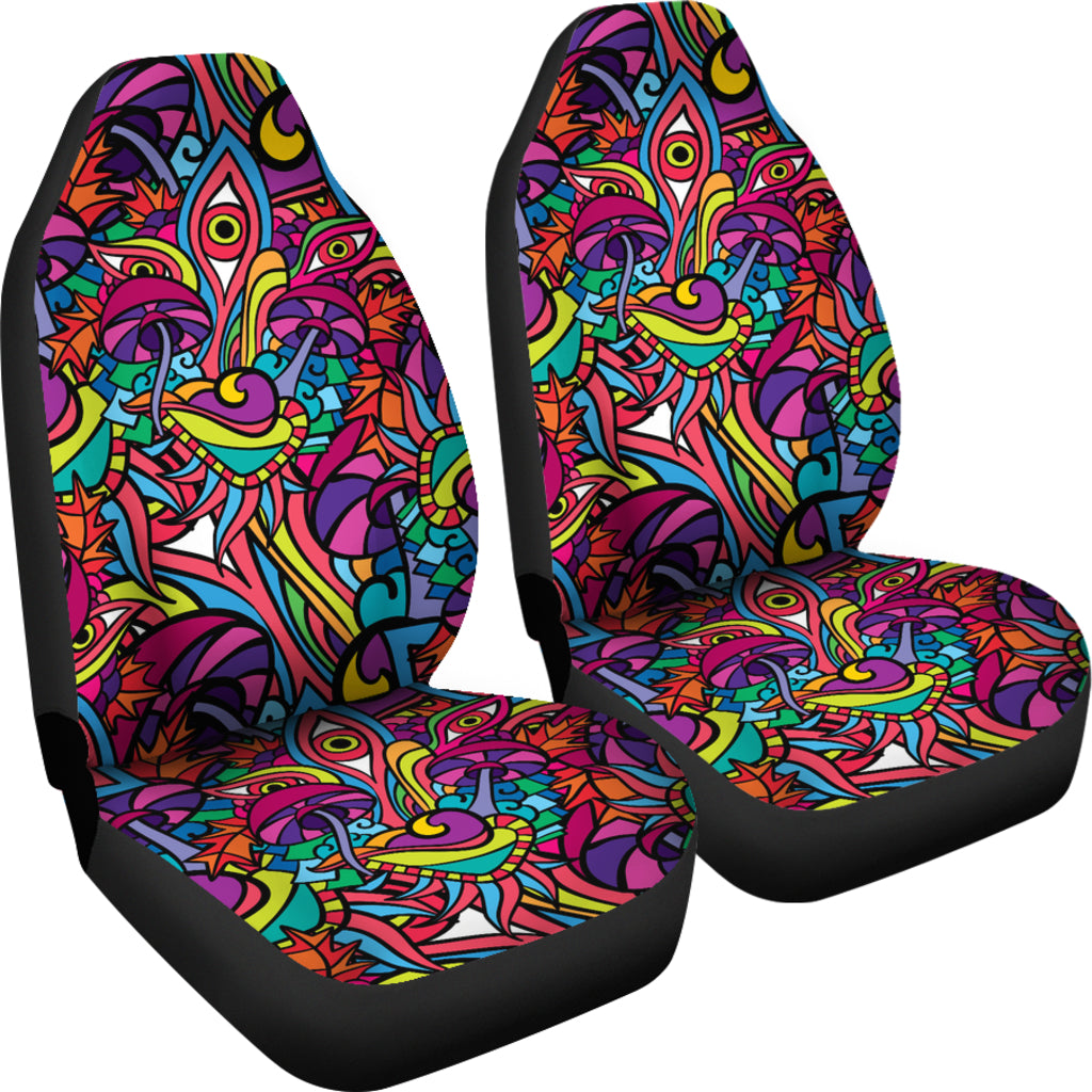 Trippy Print Design LKS302 Car Seat Covers