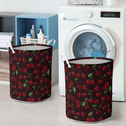Cherry Fresh Pattern Laundry Basket
