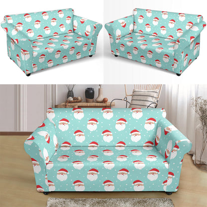 Santa Print Design LKS308 Loveseat Couch Slipcover