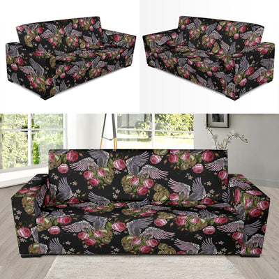 Angel Wings Pattern Print Design 06 Sofa Slipcover