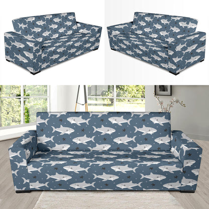 Shark Print Design LKS305 Sofa Slipcover