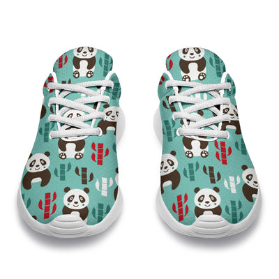 Panda Bear Cute Themed Print Athletic Shoes