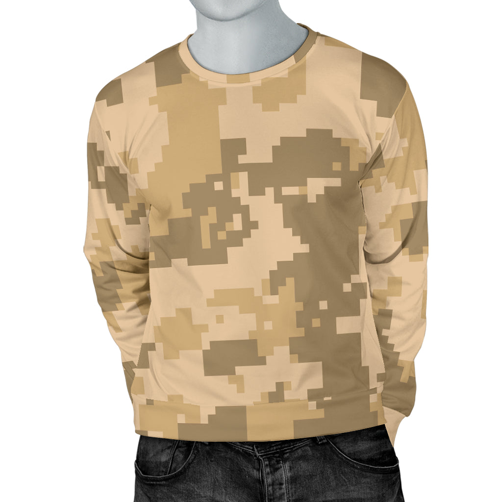 ACU Digital Desert Camouflage Men Long Sleeve Sweatshirt