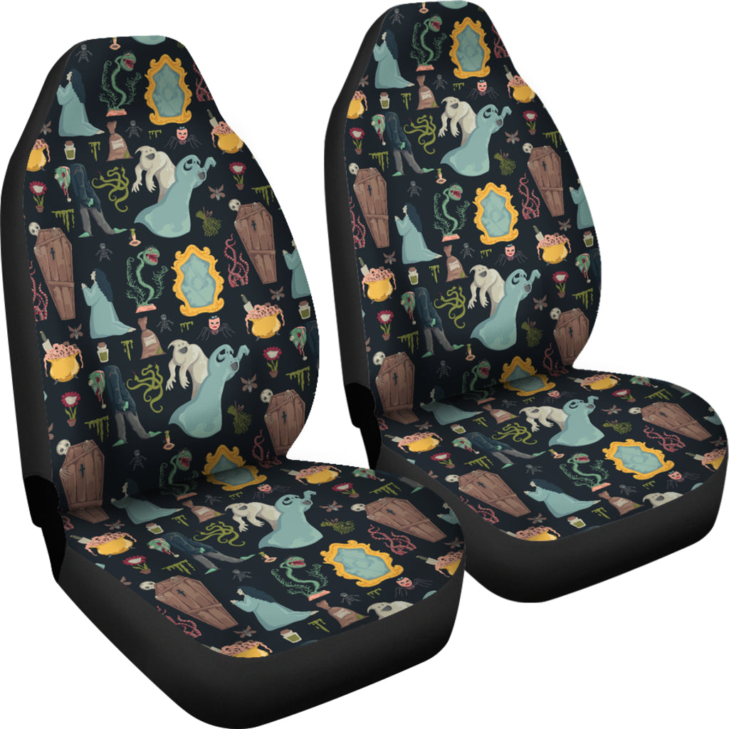 Creepy Print Design LKS303 Car Seat Covers