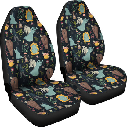 Creepy Print Design LKS303 Car Seat Covers