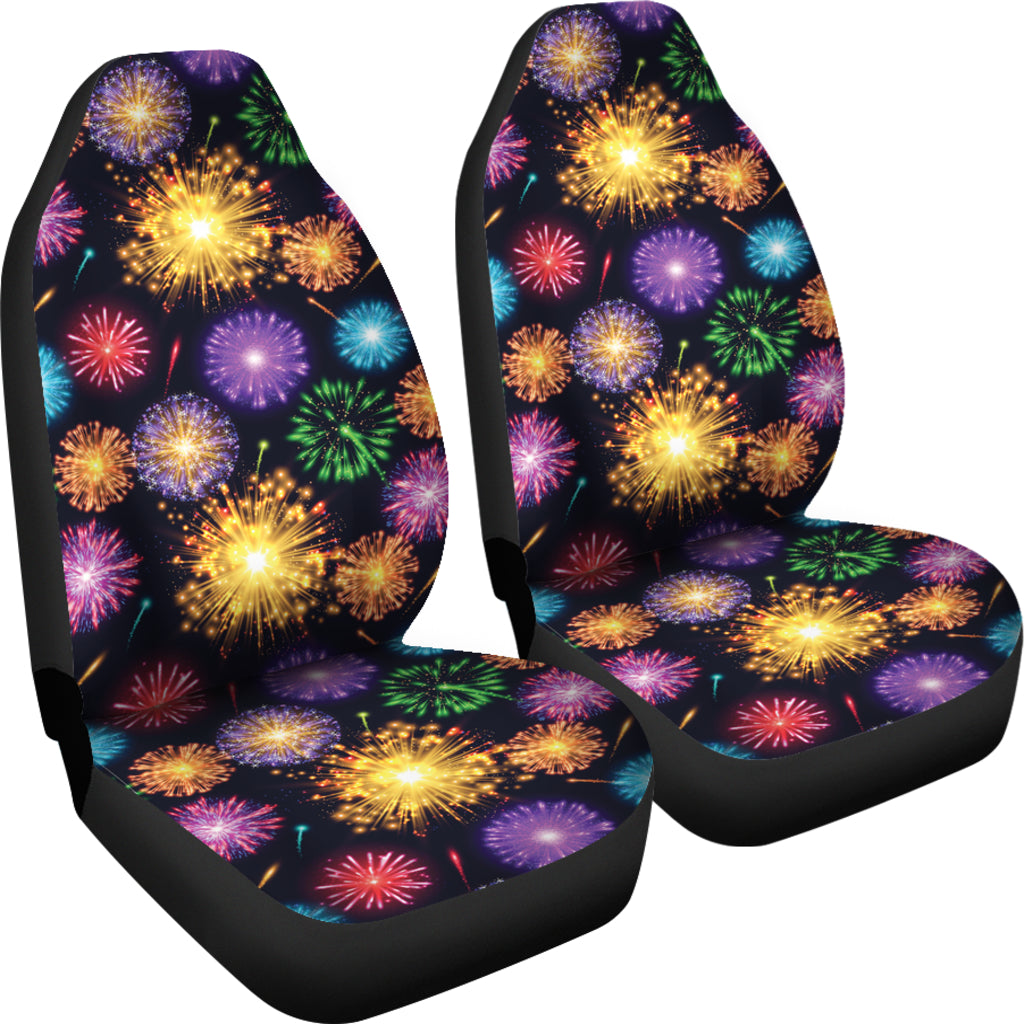Firework Print Design LKS305 Car Seat Covers