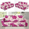 Orchid Pattern Print Design A02 Sofa Slipcover