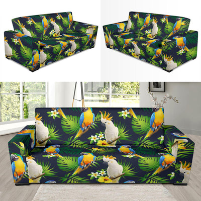 Parrot Pattern Print Design A03 Sofa Slipcover