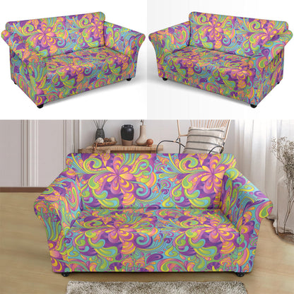 Trippy Print Design LKS306 Loveseat Couch Slipcover
