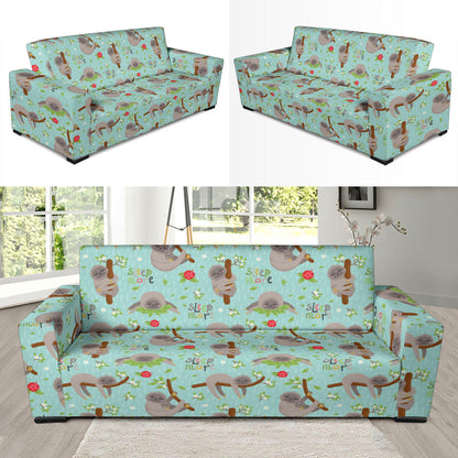 Sloth Print Design LKS305 Sofa Slipcover