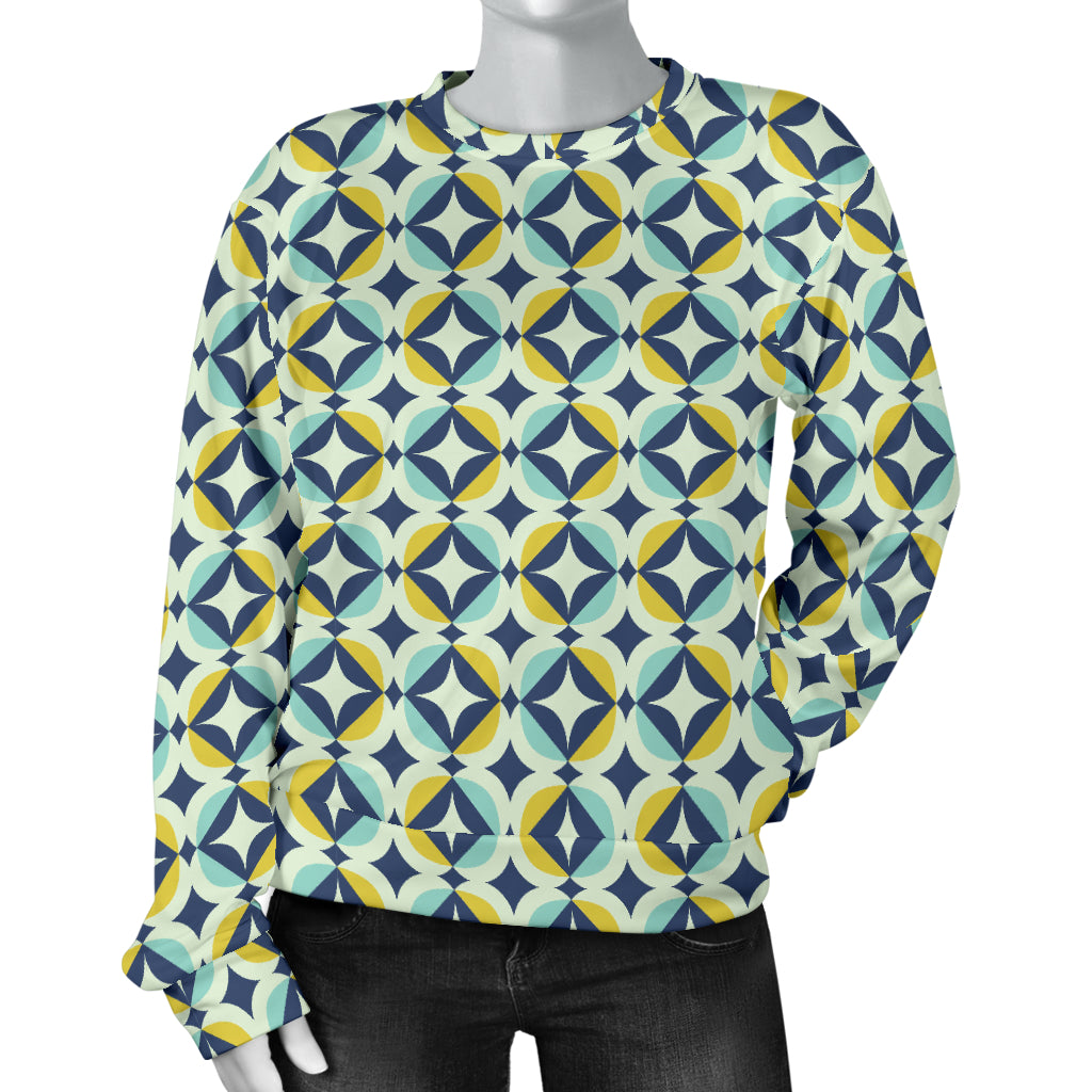 Swedish Design Pattern Women Long Sleeve Sweatshirt