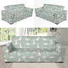 Bunny Pattern Print Design 03 Sofa Slipcover