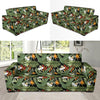 Bird Of Paradise Pattern Print Design 02 Sofa Slipcover