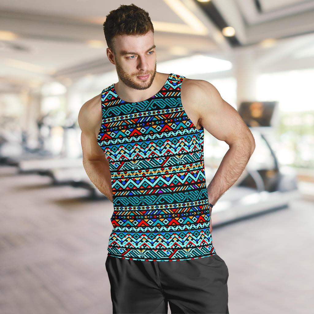 Southwestern Style Men Tank Top