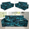 Palm Leaf Pattern Print Design A03 Sofa Slipcover