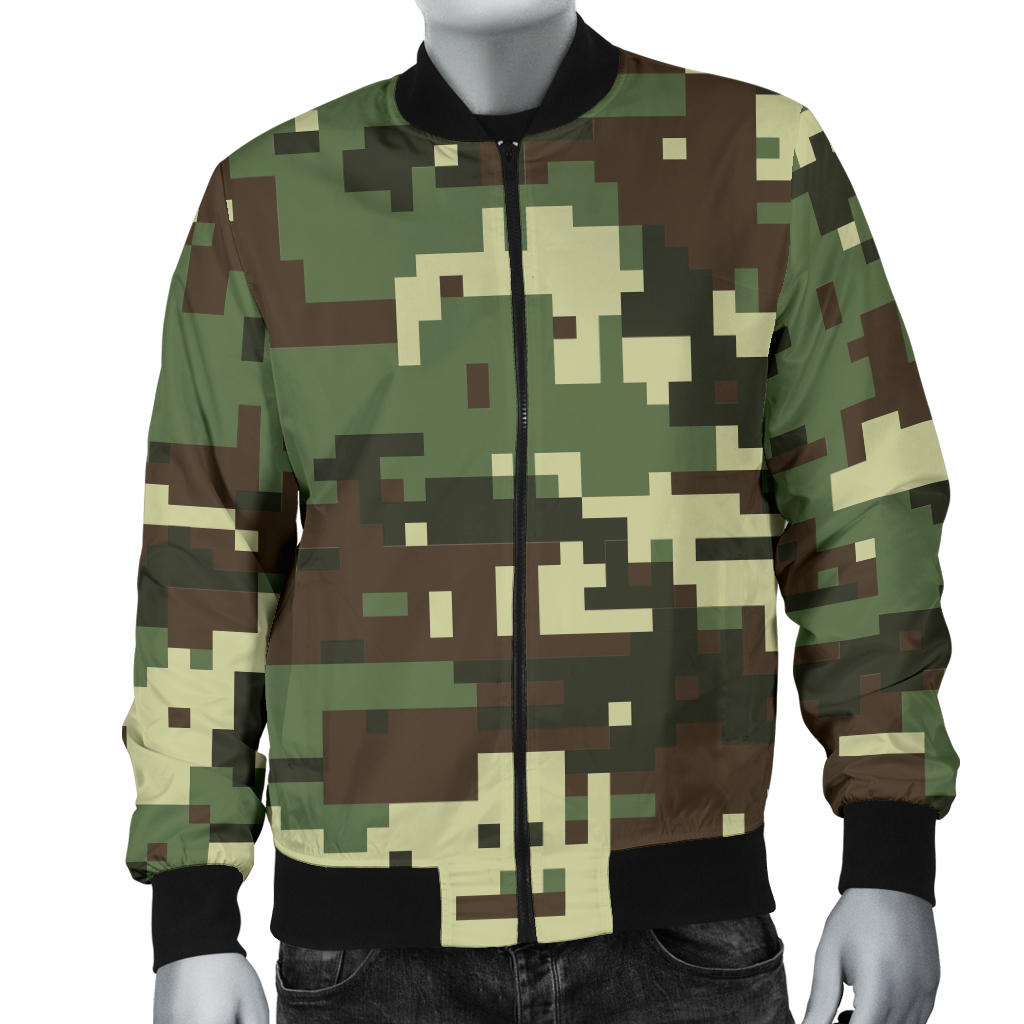ACU Digital Army Camouflage Men Bomber Jacket