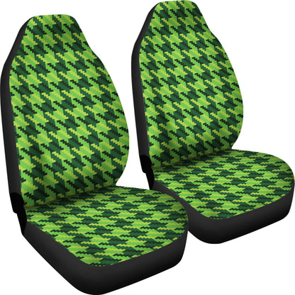 St Patricks Day Houndstooth Pattern Print LKS301 Car Seat Covers