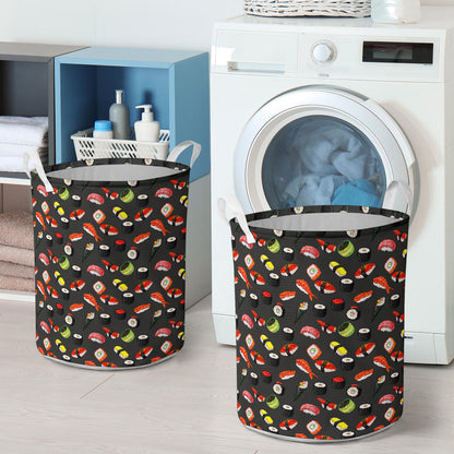 Sushi Design Print Laundry Basket