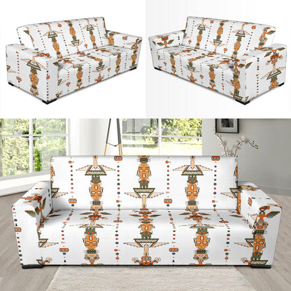 Totem Print Design LKS302 Sofa Slipcover