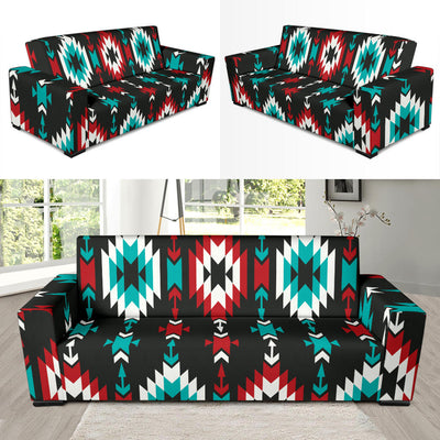 Native Pattern Print Design A08 Sofa Slipcover