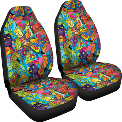 Trippy Print Design LKS301 Car Seat Covers