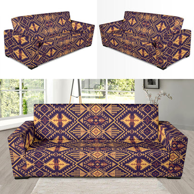 Aztec Pattern Print Design 09 Sofa Slipcover