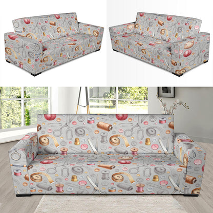 Sewing Equipment Print Design LKS302 Sofa Slipcover