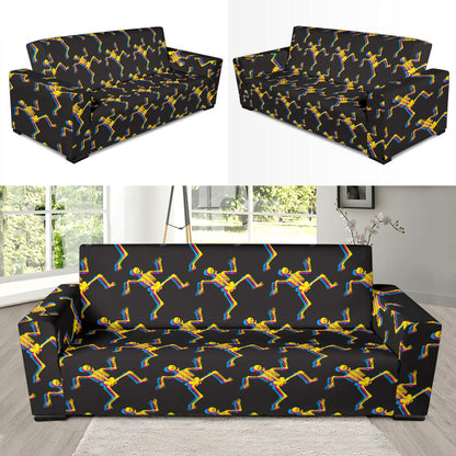 Skeleton Skeleton 3D Print Design LKS301 Sofa Slipcover