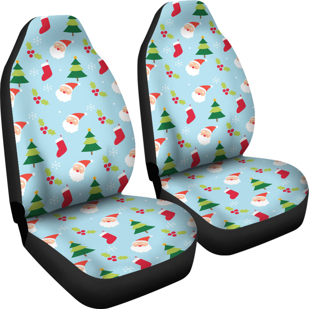 Santa Themed Print Design LKS301 Car Seat Covers