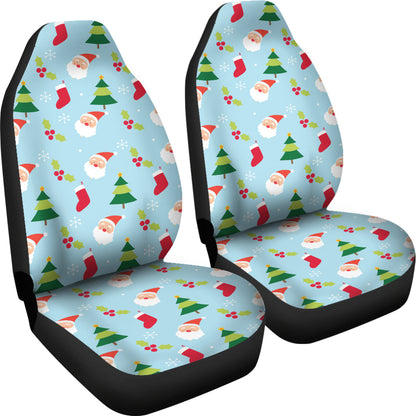 Santa Themed Print Design LKS301 Car Seat Covers