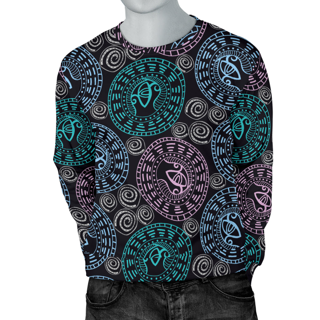 Eye of Horus Ethnic Pattern Men Long Sleeve Sweatshirt