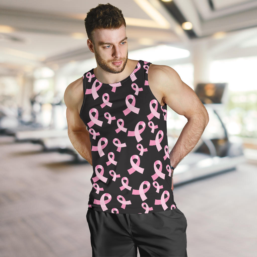 Breast Cancer Awareness Design Men Tank Top