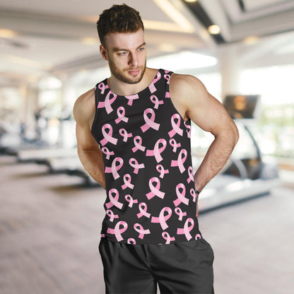 Breast Cancer Awareness Design Men Tank Top