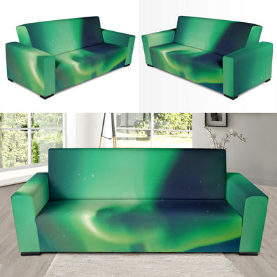 Aurora Borealis Pattern Print Design 04 Sofa Slipcover