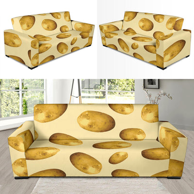 Potato Pattern Print Design A01 Sofa Slipcover