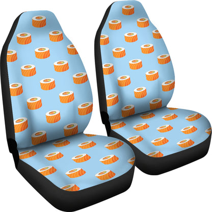 Salmon Sushi Print Design LKS307 Car Seat Covers