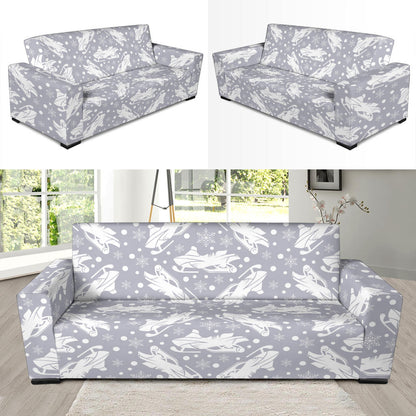 Snowmobile Print Design LKS302 Sofa Slipcover