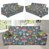 Mushroom Pattern Print Design A03 Sofa Slipcover