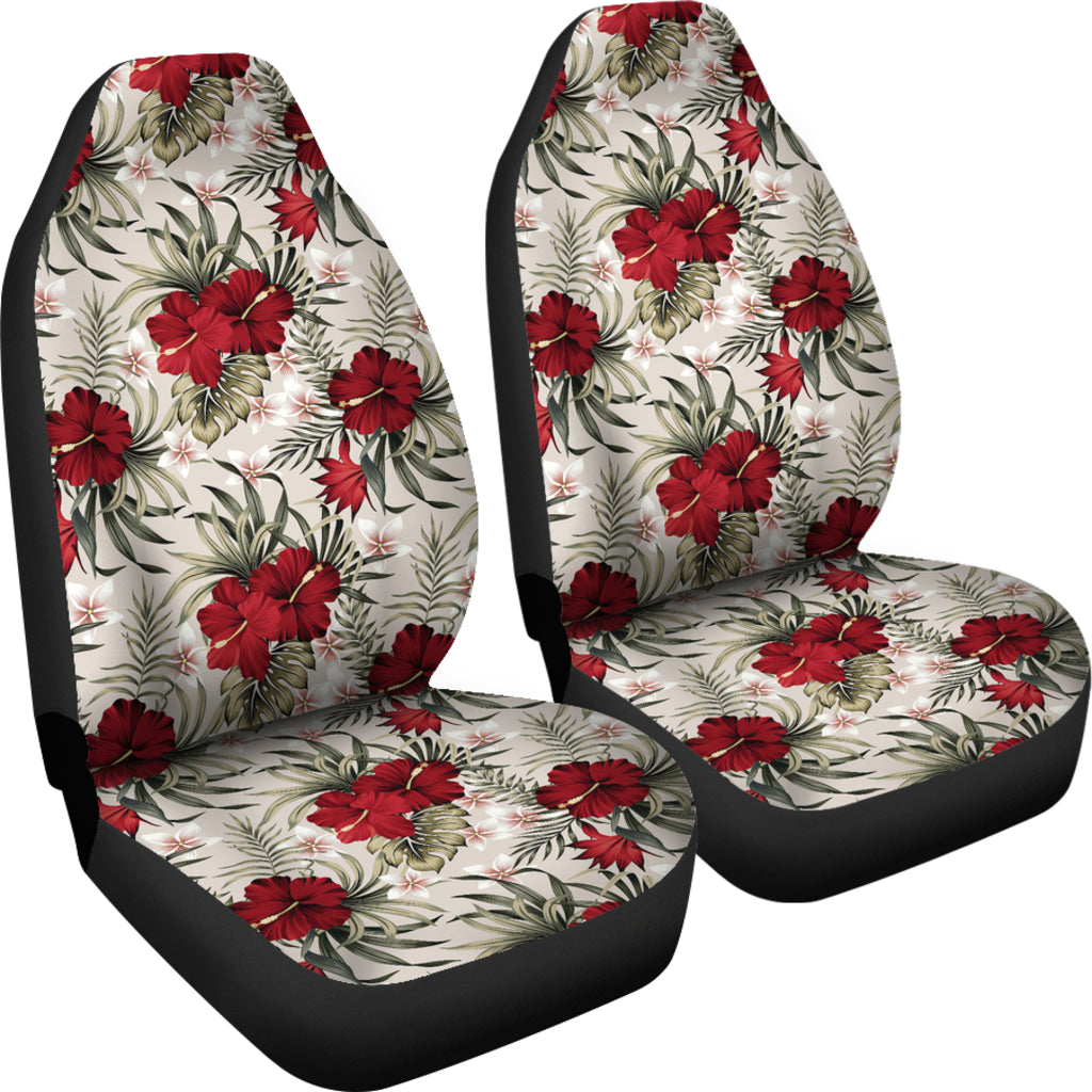 Hibiscus Print Design LKS3011 Car Seat Covers