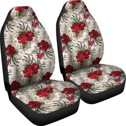 Hibiscus Print Design LKS3011 Car Seat Covers