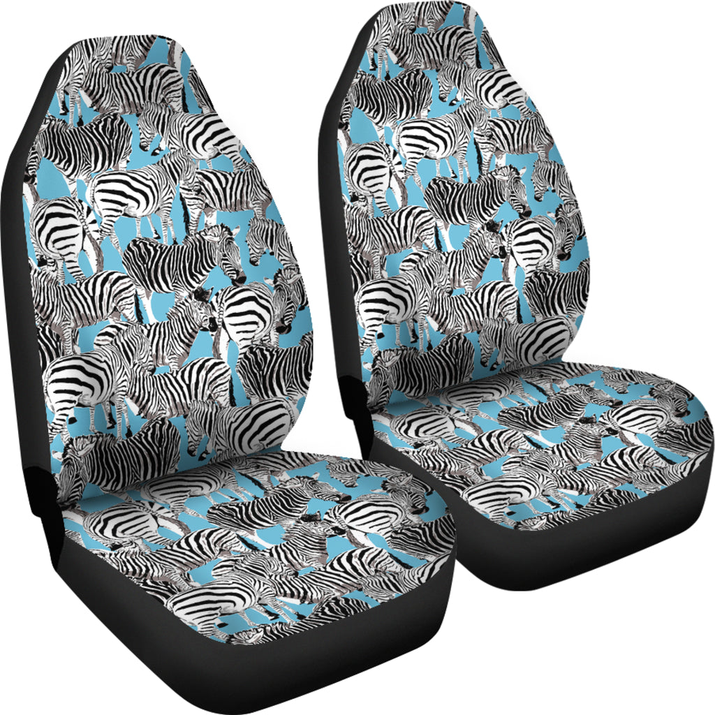 Zebra Print Design LKS305 Car Seat Covers